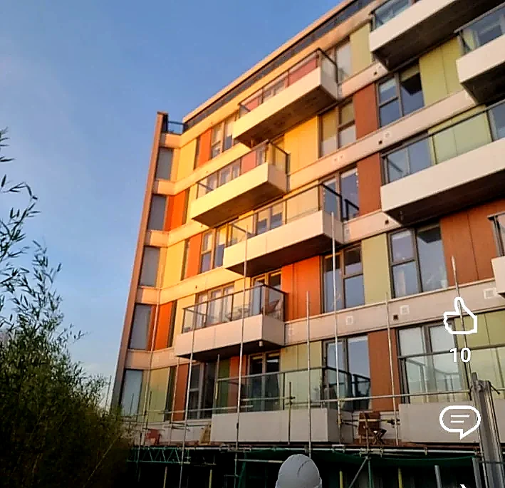 Multi-storey residential cladding